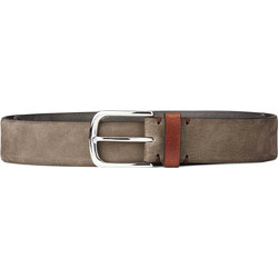 Gant ανδρική suede ζώνη με μεταλλική αγκράφα - 94443 Καφέ Ανοιχτό