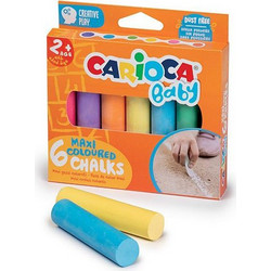 Carioca Baby κιμωλίες maxi σετ 6τμχ