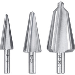 kwb HSS stainless Steel Metal Peeling Drill Bit set of 3