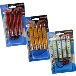 Φώτα όγκου με 9 LED 4τμχ 30V Κόκκινο χρώμα - Boutique lights truck lamp