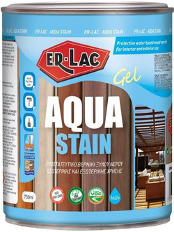 ER-LAC Aqua Stain Gel Βερνίκι Εμποτισμού Δρυς 2.5lt