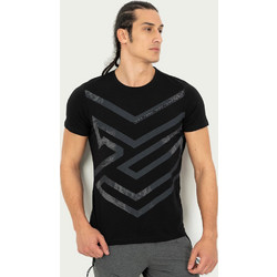 Maraton Sportswear Regular T-shirt Μαύρο MMSS2321606TSH001