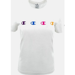 Champion Γυναικείο Αθλητικό T-Shirt Λευκό 116644-WW036