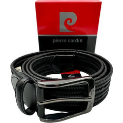 Pierre Cardin Ανδρική Ζώνη Μαύρη 1016-NERO