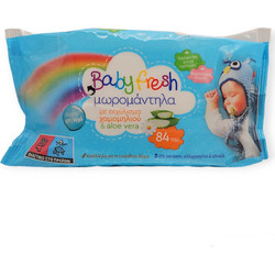 MORE SEPT baby fresh μωρομάντηλα χαμομήλι & αλόε 84τμχ