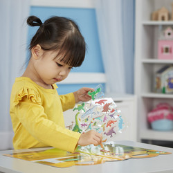 Melissa & Doug Επαναχρησιμοποιούμενα Puffy Αυτοκόλλητα Dinosaur 36 Τεμ. 40521