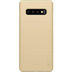 Θήκη Nillkin Super Frosted Back Cover για Samsung Galaxy S10+ χρυσή