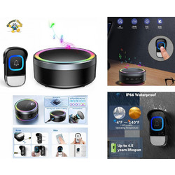 Ασύρματο Κουδούνι Πόρτας με Ηχείο Bluetooth 2 σε 1 General Trade 00069942 - GeneralTrade
