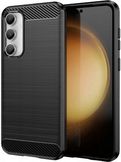 Spacecase Carbon - Θήκη Σιλικόνης - Samsung Galaxy S23 FE - Black (5905719105471)
