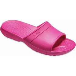 Crocs Παιδικές Παντόφλες Καλοκαιρινές για Κορίτσι Φούξια 204981-6X0