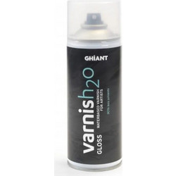 Ghiant 400 ml H2O Οικολογικό Γυαλιστερό Βερνίκι Για Λάδι & Ακρυλικό Σε Σπρέι