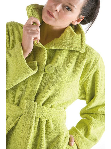 Guy Laroche Μπουρνούζι 100% Βαμβακερό Lime