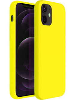 Back Cover Θήκη Ενισχυμένης Σιλικόνης για iPhone 12 Mini Κίτρινο