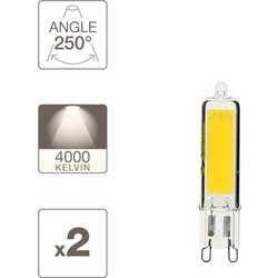 Xanlite XANLITE ΛΑΜΠΤΗΡΑΣ LED G9 4W 4000Κ 400LM ΣΥΣΚΕΥΑΣΙΑ 2 ΤΜΧ 01794