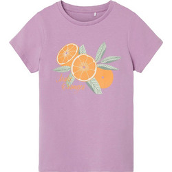 Name It Παιδικό T-Shirt Κοντομάνικο Μωβ 13213315