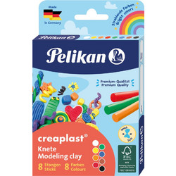 Pelikan Creaplast Πλαστελίνη 8 Χρώματα
