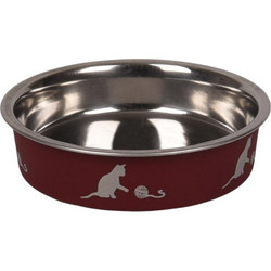 FEEDING BOWL CAT KENA RED 11,5CM160ML