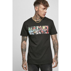 Merchcode Marvel Logo Character mc591 T-shirt ΜΑΥΡΟ