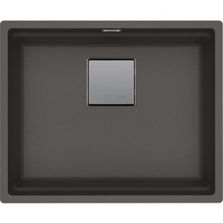 Franke Kubus 2 KNG 110-52 Υποκαθήμενος Νεροχύτης Γρανίτη Slate Grey 56x46cm