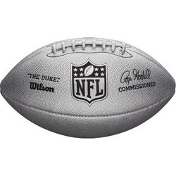Wilson Duke Metallic Edition WTF1827XB Μπάλα Rugby Ασημί