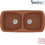 Sanitec Classic 319 Επικαθήμενος Νεροχύτης Γρανίτη Ματ Granite Terracotta 93x51cm