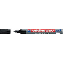 Edding 250 Μαρκαδόρος Πίνακα 3mm Μαύρος (4-250001) (EDD4-250001)