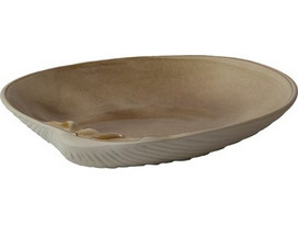 Raw Πιάτα Ρηχά Πορσελάνης Κοχύλι 23cm 2τμχ RD19154-S