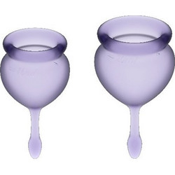 Satisfyer Feel Good Κύπελλο Περιόδου Μωβ 2τμχ