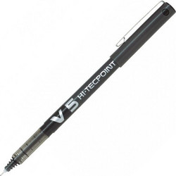 Pilot V5 Hi-Tecpoint Στυλό Υγρής Μελάνης 0.5mm Μαύρο