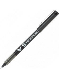 Pilot V5 Hi-Tecpoint Στυλό Υγρής Μελάνης 0.5mm Μαύρο
