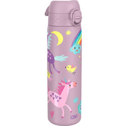 Ion8 Unicorns Παιδικό Μπουκάλι Ανοξείδωτο Λιλά 600ml