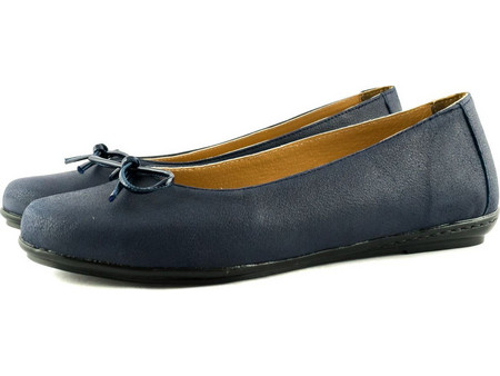 05F Love4shoes Γυναικεία Μπαλαρίνες ΜΠΛΕ