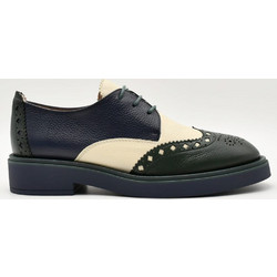Derbies Παπούτσια Γυναικεία Hispanitas CHI243519 Brooklyn σε δέρμα μπλε μπεζ και πράσινο