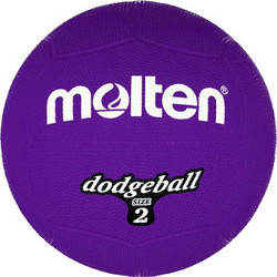 Rubber ball Molten dodgeball size 2 DB2V HSTNK000011268