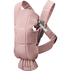 BabyBjorn Mini Cotton Μάρσιπος με Μέγιστο Βάρος 11kg Ροζ