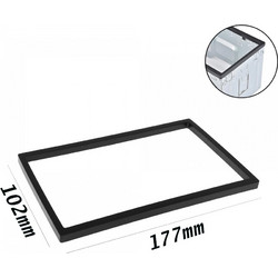 Πλαίσιο Οθόνης Αυτοκινήτου 2Din 177x102x6.7mm CTC-840 Μαύρο