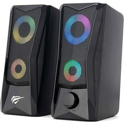 Havit SK700 Ηχεία Υπολογιστή 2.0 6W με RGB Φωτισμό Black