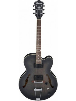 Ibanez AF55 Ηλεκτρική Κιθάρα Hollow με HH Μαγνήτες και Ταστιέρα Walnut Transparent Black Flat