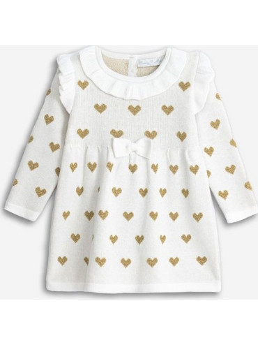 Βρεφικό φόρεμα for Funky Kids κορίτσι 6-24 μηνών 225-910112-1 Εκρού