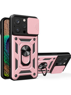 Techsuit CamShield Series - θήκη για Apple iPhone 16 Pro - Ροζ