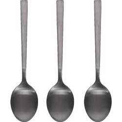 Κουτάλι Ανοξείδωτο Σετ 3 Τεμ. Black Line 19.5cm VIOSARP KT214012AB-3B