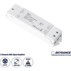 73138 DA-L SKYDANCE DC DMX512 Signal Amplifier 2 Καναλιών DC 12-48V - IP20 Μ17.5 x Π4.5 x Υ2.5cm