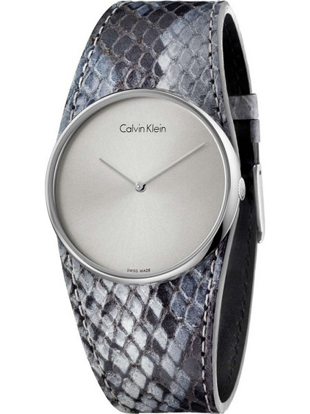 Calvin Klein Spellbound Γυναικείο Ρολόι με Γκρι Δερμάτινο Λουράκι K5V231Q4