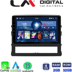 LM Digital ZN4386 Ηχοσύστημα Αυτοκινήτου με Οθόνη Αφής USB Bluetooth & GPS