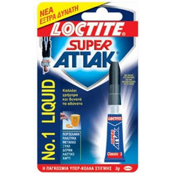 LOCTITE Κόλλα Στιγμής Super Attak Ρευστή 3gr