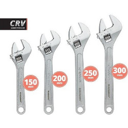 KRAUSMANN ΓΑΛΛΙΚΑ ΚΛΕΙΔΙΑ CR-V HANDTOOLS - 150mm