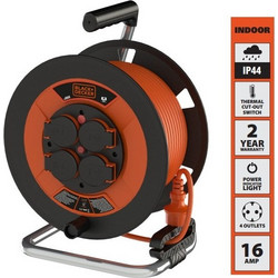 Black & Decker Μπαλαντέζα Καρούλι 25m BXECFT2RBSE