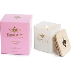 Erosophy Aphrodite's Secret Candle Φυσικό Αρωματικό Κερί για Μασάζ Ylang Ylang, Κέδρο & Τριαντάφυλλο 140gr