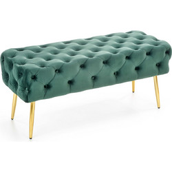 ATHENA bench color: dark green / gold DIOMMI V-CH-ATHENA-C.ZIELONY