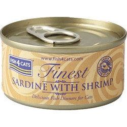 Fish4Cats Finest Adult with Sardine & Shrimps 70gr